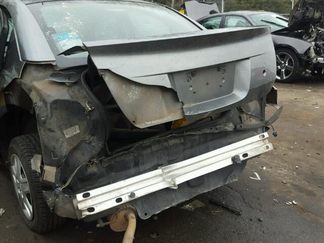 1G8AJ55F17Z109112 - 2007 SATURN ION LEVEL SILVER photo 9