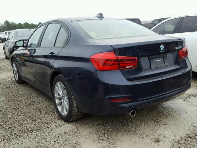 WBA8E1G53GNU11110 - 2016 BMW 320 I BLUE photo 3