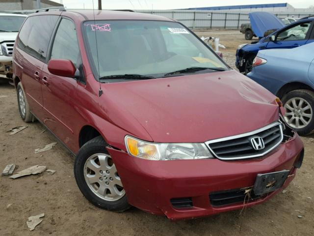 5FNRL18644B140945 - 2004 HONDA ODYSSEY EX RED photo 1