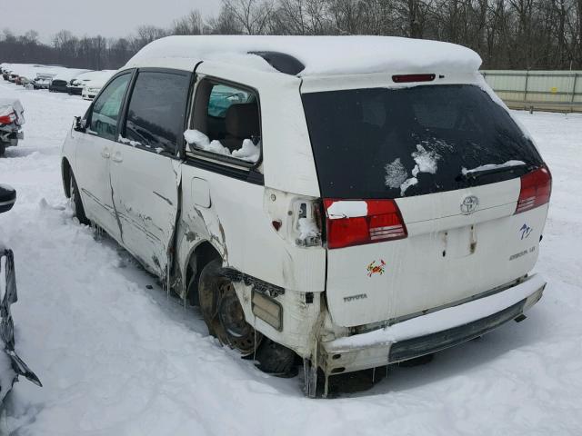 5TDZA23C15S354006 - 2005 TOYOTA SIENNA CE WHITE photo 3