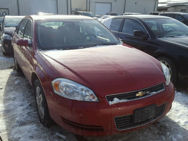 2G1WB58N489101361 - 2008 CHEVROLET IMPALA LS RED photo 1