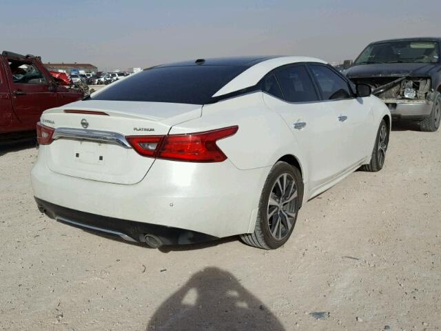 1N4AA6AP2GC437884 - 2016 NISSAN MAXIMA 3.5 WHITE photo 4