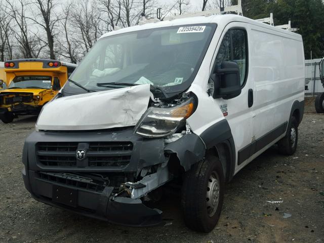 3C6TRVAG5HE527568 - 2017 RAM PROMASTER WHITE photo 2