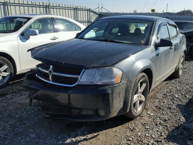 1B3LC56R08N583208 - 2008 DODGE AVENGER SX BLACK photo 2