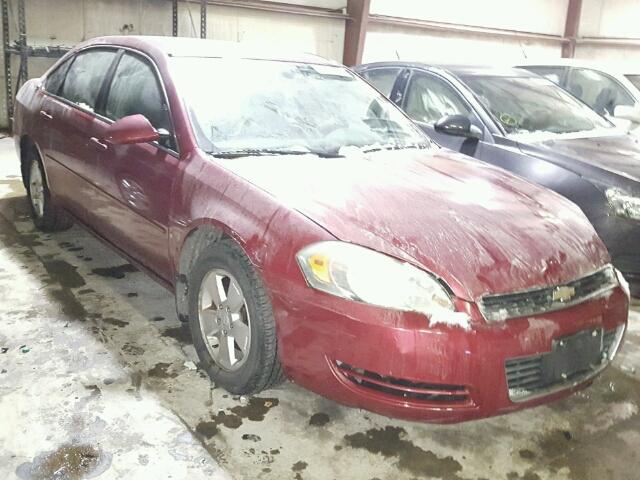 2G1WT58KX69119959 - 2006 CHEVROLET IMPALA LT BURGUNDY photo 1