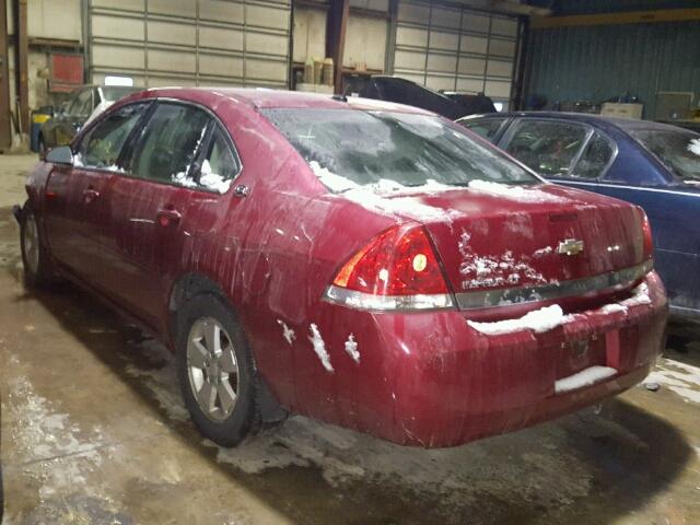 2G1WT58KX69119959 - 2006 CHEVROLET IMPALA LT BURGUNDY photo 3