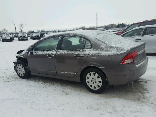 2HGFA16229H008715 - 2009 HONDA CIVIC DX GRAY photo 3