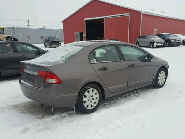 2HGFA16229H008715 - 2009 HONDA CIVIC DX GRAY photo 4