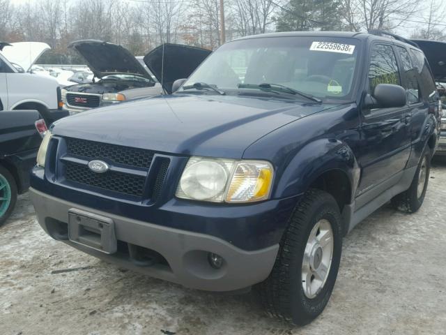 1FMZU70E32UD36846 - 2002 FORD EXPLORER S BLUE photo 2