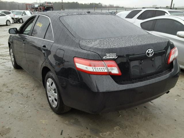 4T1BF3EK3AU028383 - 2010 TOYOTA CAMRY BASE BLACK photo 3