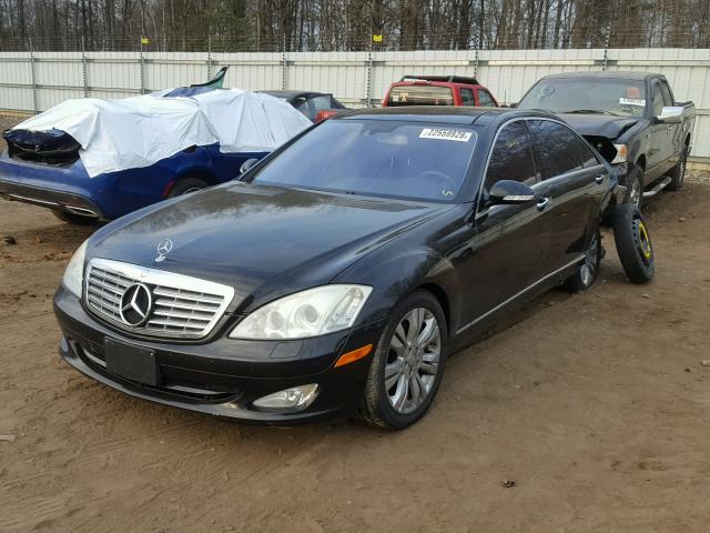 WDDNG86X68A170945 - 2008 MERCEDES-BENZ S 550 4MAT BLACK photo 2