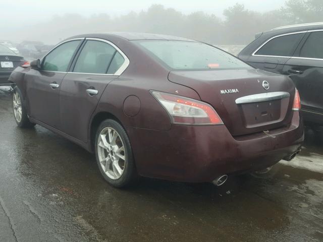 1N4AA5AP8EC482089 - 2014 NISSAN MAXIMA S PURPLE photo 3