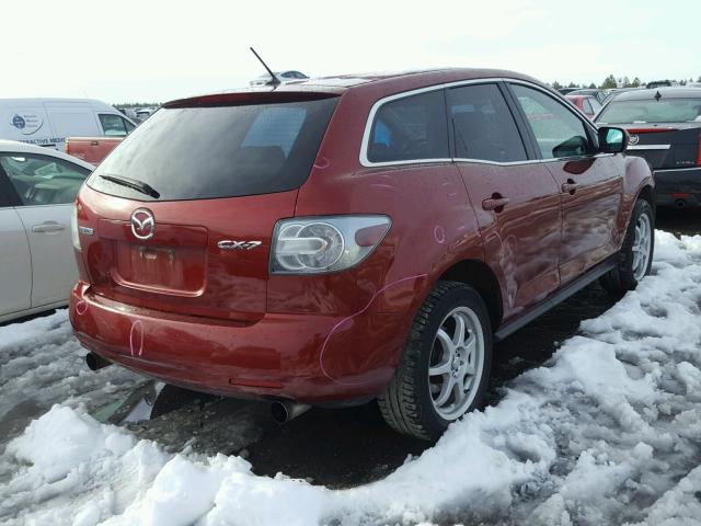 JM3ER293X70155239 - 2007 MAZDA CX-7 RED photo 4