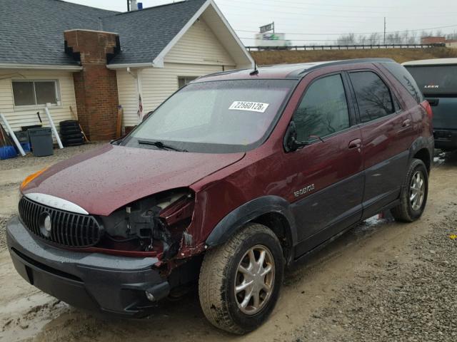 3G5DA03EX3S557430 - 2003 BUICK RENDEZVOUS RED photo 2