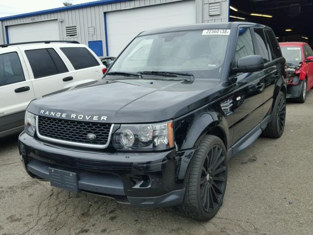 SALSK2D46CA758458 - 2012 LAND ROVER RANGE ROVE BLACK photo 2