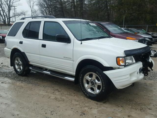 4S2DM58W534308858 - 2003 ISUZU RODEO S WHITE photo 1