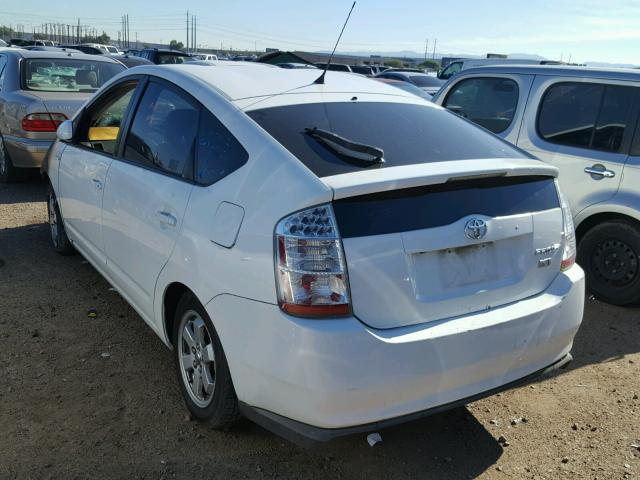 JTDKB20UX67061924 - 2006 TOYOTA PRIUS WHITE photo 3