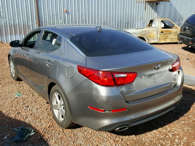 5XXGM4A74FG464261 - 2015 KIA OPTIMA LX SILVER photo 3