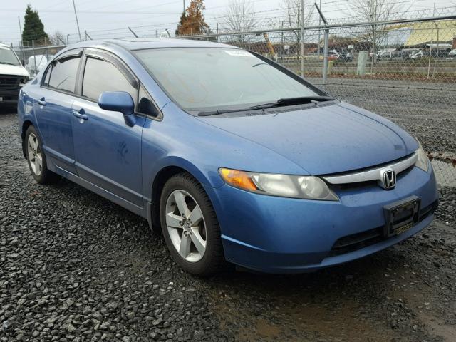 1HGFA16876L094042 - 2006 HONDA CIVIC EX BLUE photo 1