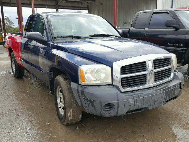 1D7HE22K06S626374 - 2006 DODGE DAKOTA ST BLUE photo 1