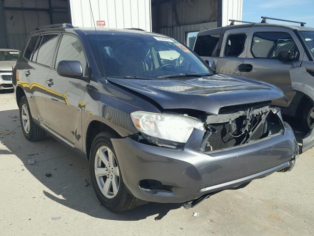 5TDZK3EH5AS004531 - 2010 TOYOTA HIGHLANDER BLACK photo 1