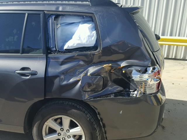 5TDZK3EH5AS004531 - 2010 TOYOTA HIGHLANDER BLACK photo 9