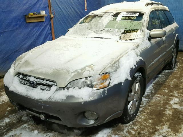 4S4BP62C457390254 - 2005 SUBARU LEGACY OUT RED photo 2