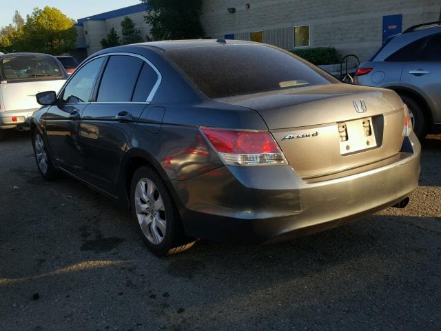 1HGCP26828A135070 - 2008 HONDA ACCORD EXL CHARCOAL photo 3