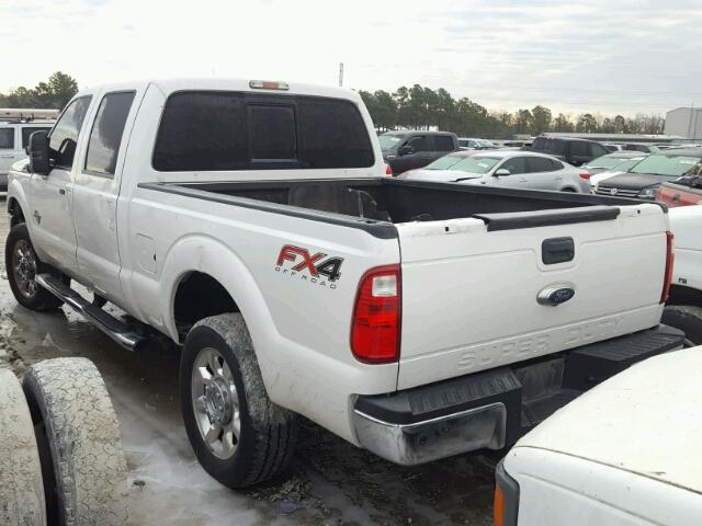 1FT7W2BT6FEC41542 - 2015 FORD F250 SUPER WHITE photo 3