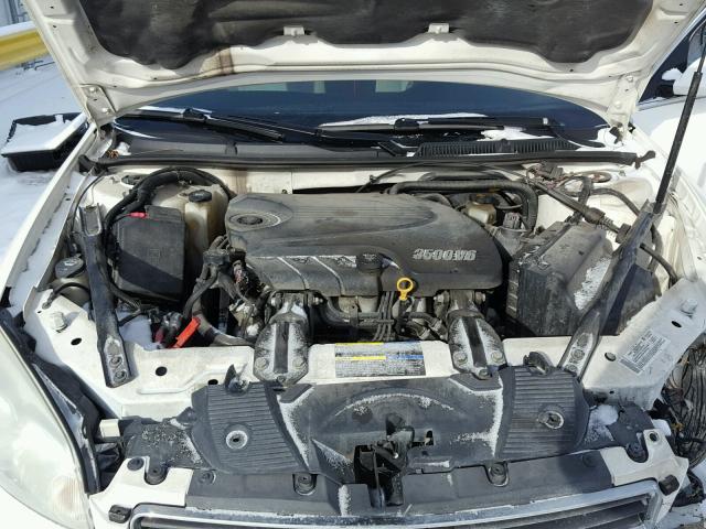 2G1WT55K379280952 - 2007 CHEVROLET IMPALA LT WHITE photo 7