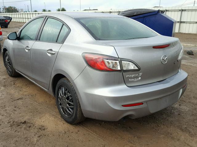 JM1BL1UG9C1503098 - 2012 MAZDA 3 I SILVER photo 3