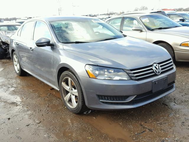 1VWBP7A30CC031884 - 2012 VOLKSWAGEN PASSAT SE GRAY photo 1