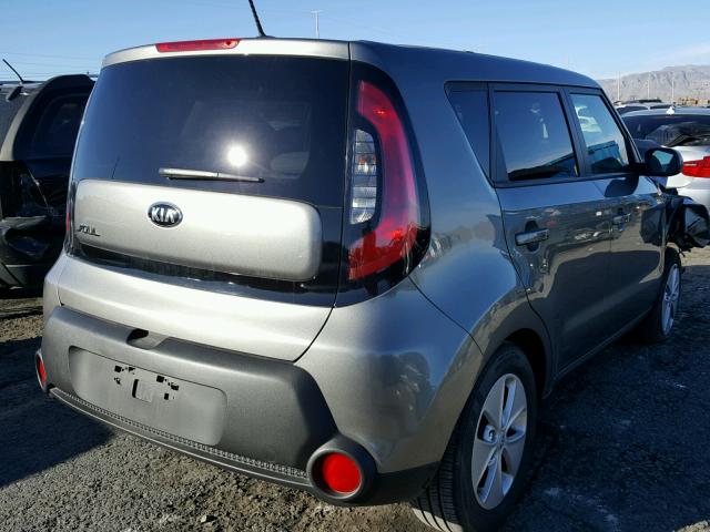 KNDJN2A20G7392335 - 2016 KIA SOUL GRAY photo 4