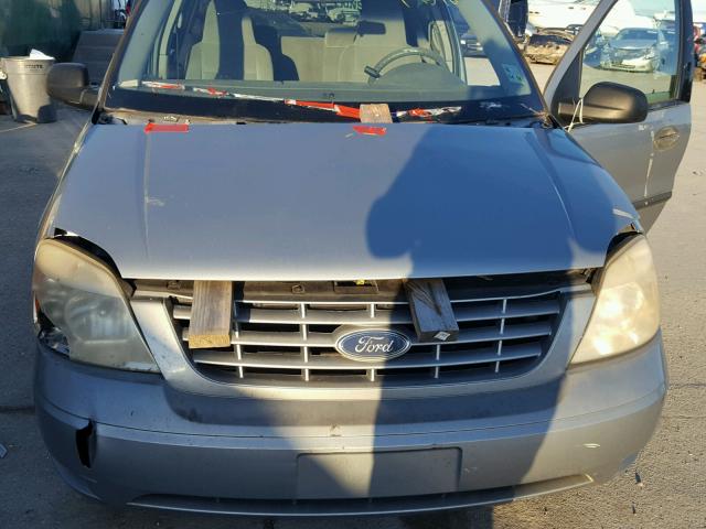 2FMZA51687BA19095 - 2007 FORD FREESTAR S BLUE photo 7