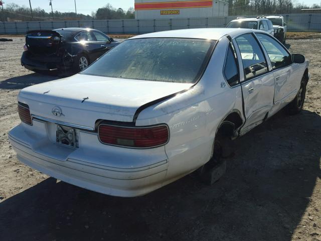 1G1BL52W2TR158024 - 1996 CHEVROLET CAPRICE CL WHITE photo 4