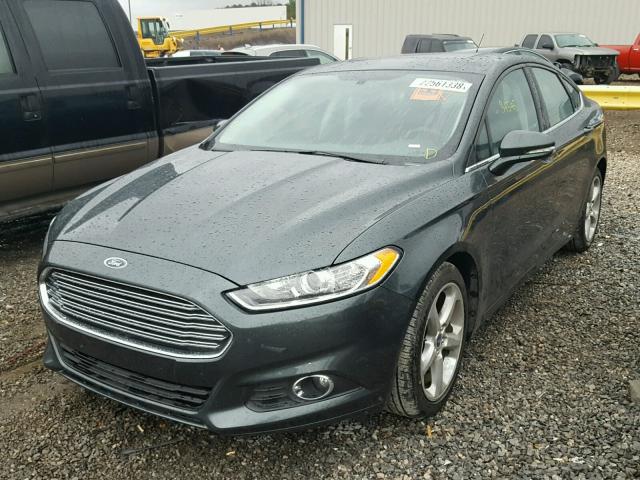 3FA6P0HD5FR231245 - 2015 FORD FUSION SE GRAY photo 2