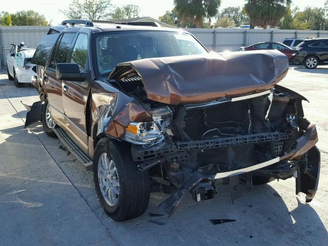 1FMJU1H55BEF45272 - 2011 FORD EXPEDITION BROWN photo 1