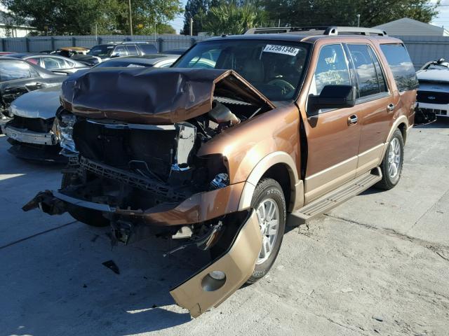 1FMJU1H55BEF45272 - 2011 FORD EXPEDITION BROWN photo 2