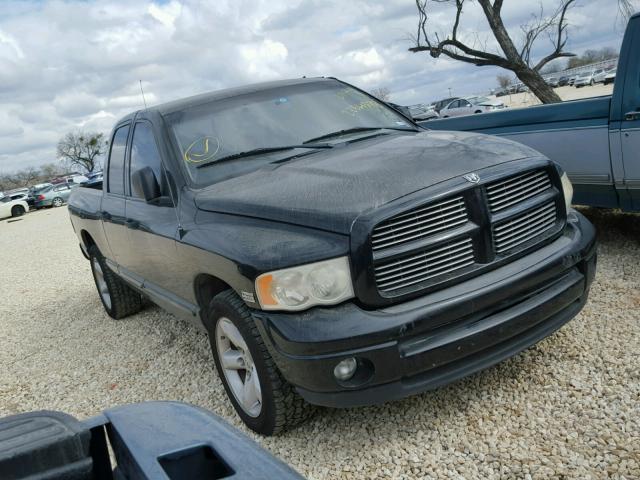 1D7HA18D24S672607 - 2004 DODGE RAM 1500 S BLACK photo 1