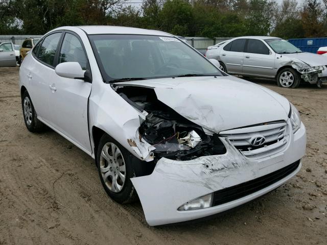 KMHDU4AD6AU982864 - 2010 HYUNDAI ELANTRA BL WHITE photo 1