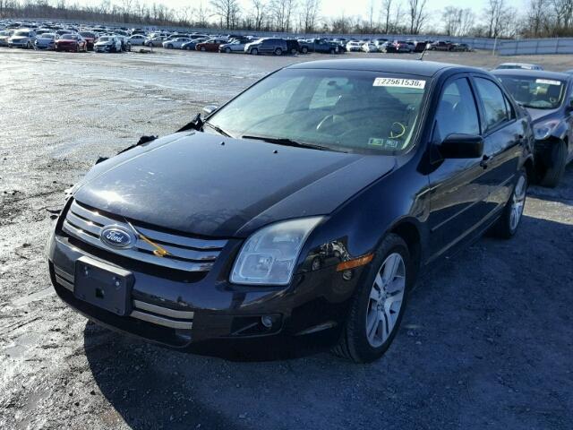 3FAHP07Z37R234488 - 2007 FORD FUSION SE BLACK photo 2