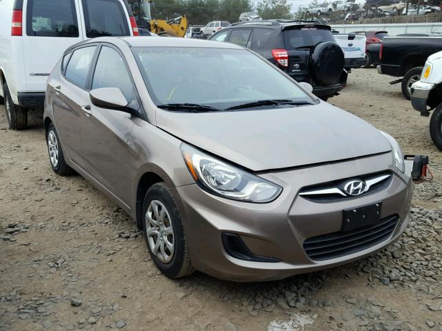 KMHCT5AE0DU060348 - 2013 HYUNDAI ACCENT GLS BROWN photo 1