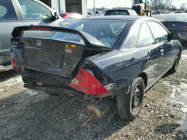 1HGEM225X1L012012 - 2001 HONDA CIVIC LX BLACK photo 4