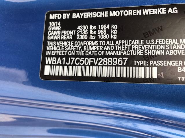 WBA1J7C50FV288967 - 2015 BMW M235I BLUE photo 10