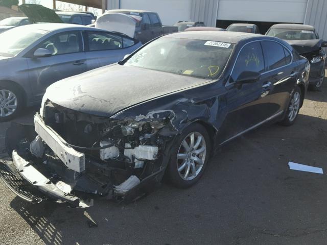 JTHBL46F275049442 - 2007 LEXUS LS 460 BLACK photo 2