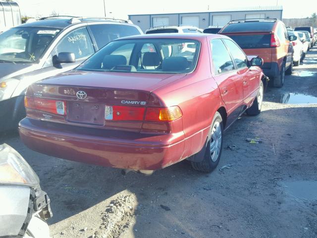 4T1BG22K01U814945 - 2001 TOYOTA CAMRY CE BURGUNDY photo 4