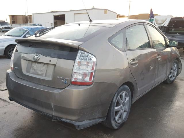 JTDKB20U277688926 - 2007 TOYOTA PRIUS TAN photo 4