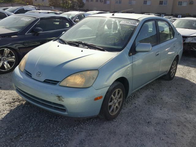 JT2BK18U230071911 - 2003 TOYOTA PRIUS BLUE photo 2