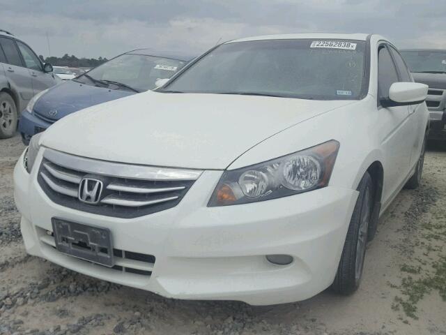 1HGCP3F88BA026982 - 2011 HONDA ACCORD EXL WHITE photo 2