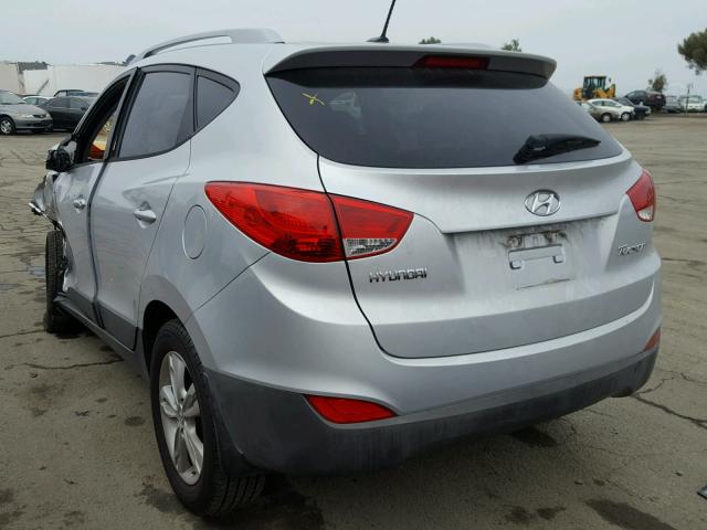 KM8JU3AC6BU276113 - 2011 HYUNDAI TUCSON GLS SILVER photo 3